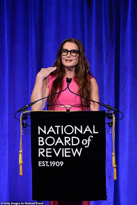 Brooke Shields 57 Stuns In A Hot Pink Dress On The Red Carpet Daily