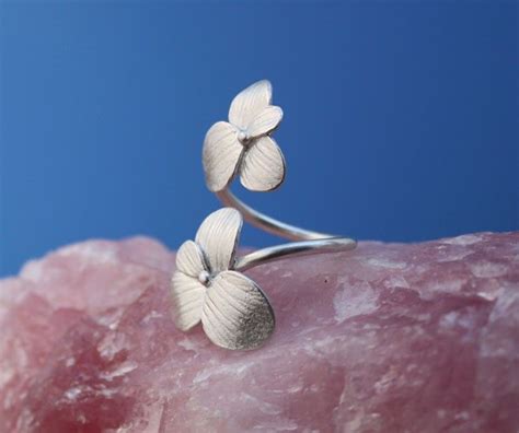A Stunning Handmade Sterling Silver Ring The Blossoms Are Crafted With