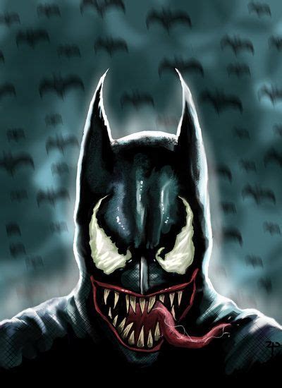 Venom Bat By Heroforpain Marvel Comics Art Batman Superhero Art