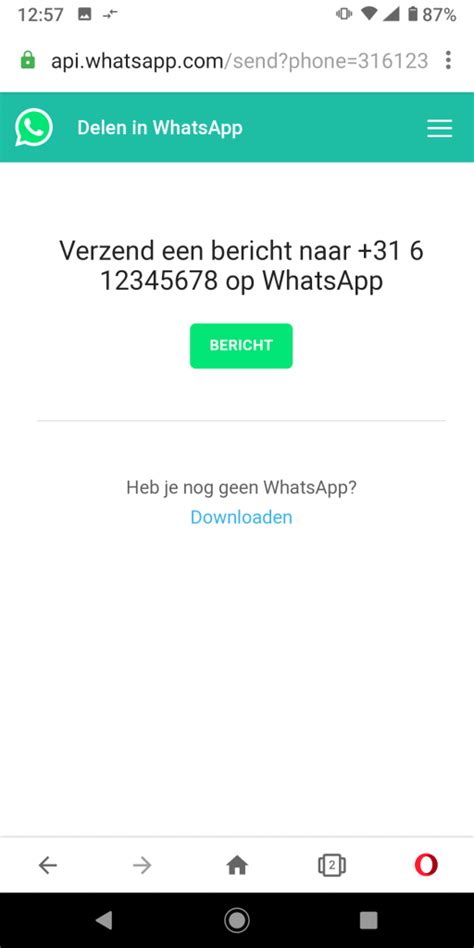 Whatsapp Bericht Zonder Adresboek Ct
