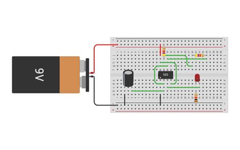 Circuit Design Copy Of 555 Timer Basics Astable Mode Tinkercad