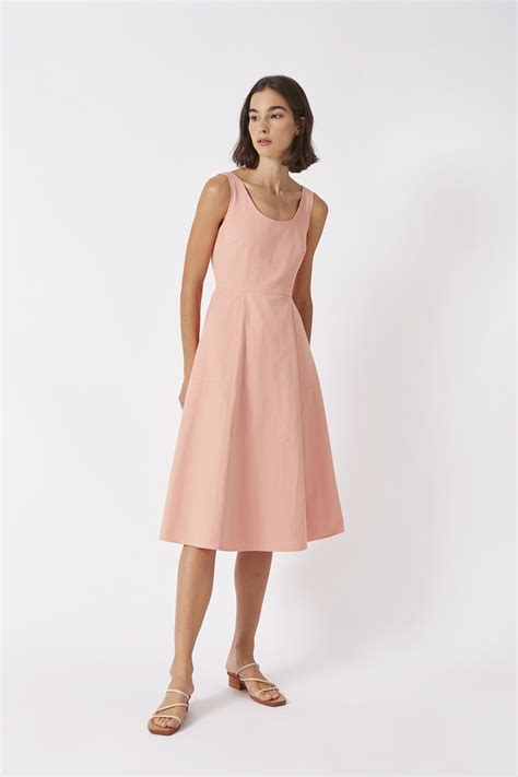 Scoop Neck Midi Dress Our Second Nature