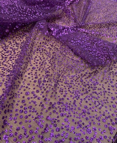 8 Colors Glitter Tulle Fabric Sparkle Lace Fabric On The Tulle Etsy
