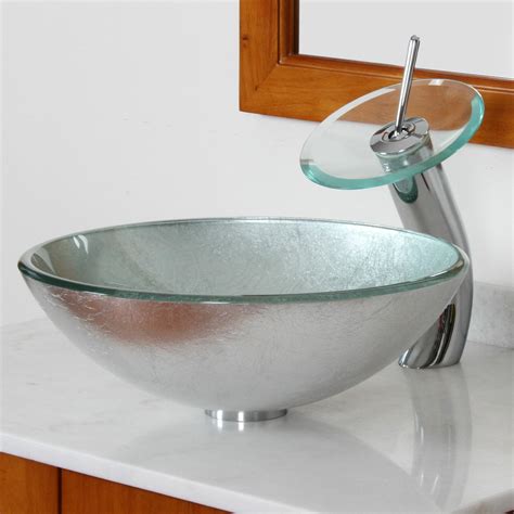 6% coupon applied at checkout save 6% with coupon. Elite Hand Painted Foil Round Bowl Vessel Bathroom Sink ...