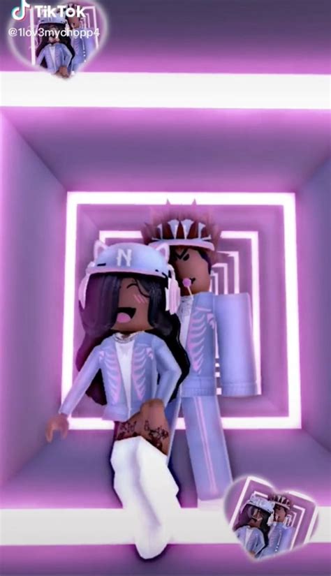 Black Couple Art In Roblox Animation