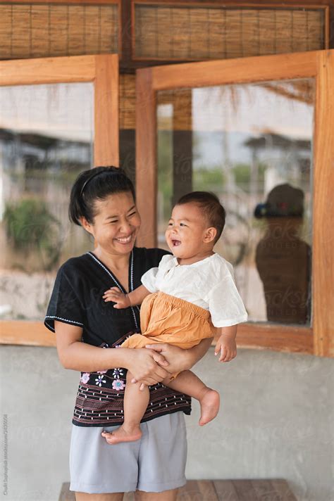 Asian Mom And Son By Stocksy Contributor Chalit Saphaphak Stocksy