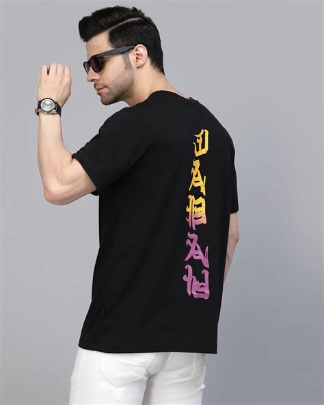 Buy Men S Black Printed T Shirt Online At Bewakoof