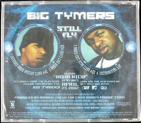 Big Tymers Still Fly 2002 Promo Cd Single Cash Money Birdman