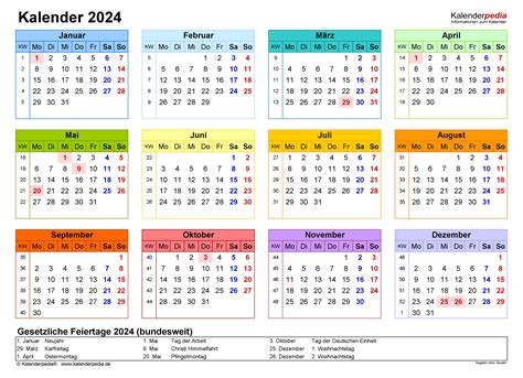 Kalender 2024 Kalenderwochen 2024 Jahreskalender 2024 Otosection