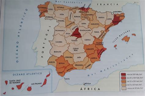 Diario De Alba Herrera Zonas Más Y Menos Pobladas De España