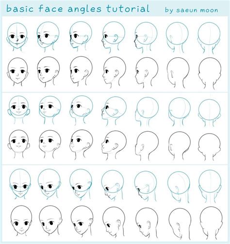 Face Angles Tutorial By Saeun On Deviantart Drawing