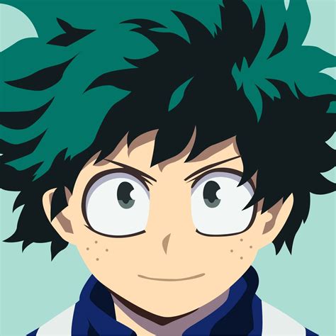 Izuku Midoriya My Hero Academia Vector Art Classic T Shirt By Cae