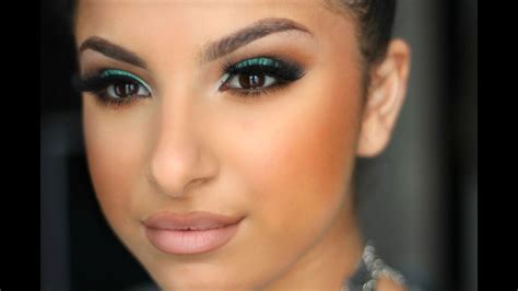 Teal And Warm Brown Makeup Tutorial Makeup By Leyla Youtube