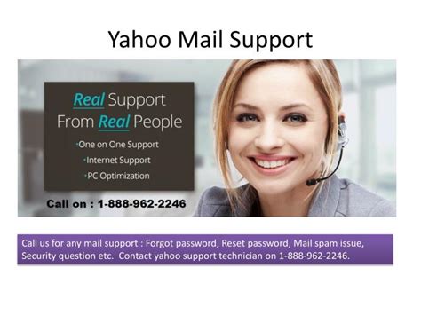 Ppt Contact Yahoo Mail Support 1 888 962 2246 Yahoo Technica