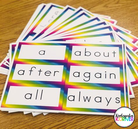 4 Reasons To Switch To A Portable Word Wall Kindergarten Korner