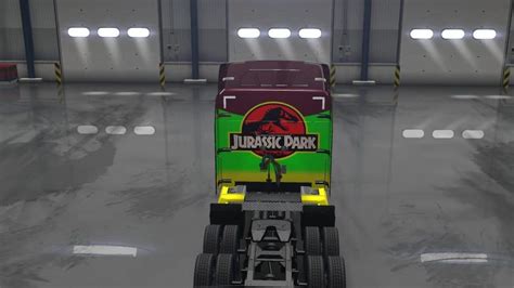 Jurassic Park Paintjob Universal Mod 2 American Truck Simulator Mod