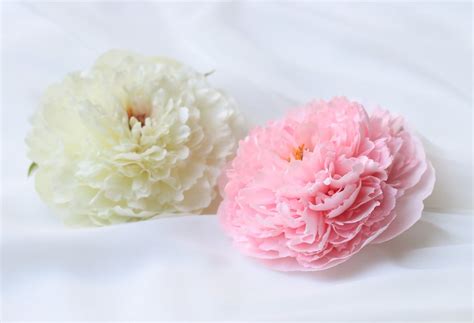 Pink Peony Flower Hair Comb Large Peony Hair Clip For Garden Etsy