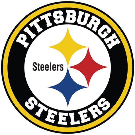 Pittsburgh Steelers Circle Logo Customizable Steelers Logo Etsy