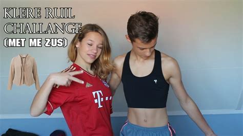 kleren ruil challenge met mijn zus youtube
