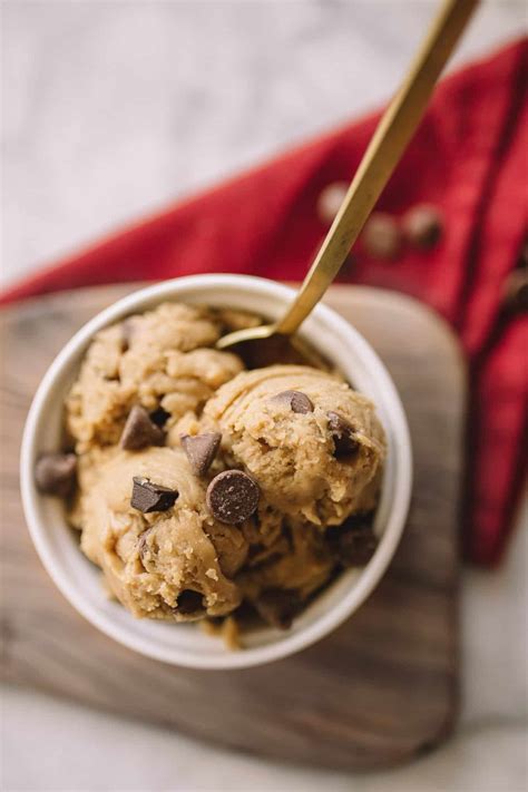 Healthy Edible Cookie Dough Recipe | an indigo day