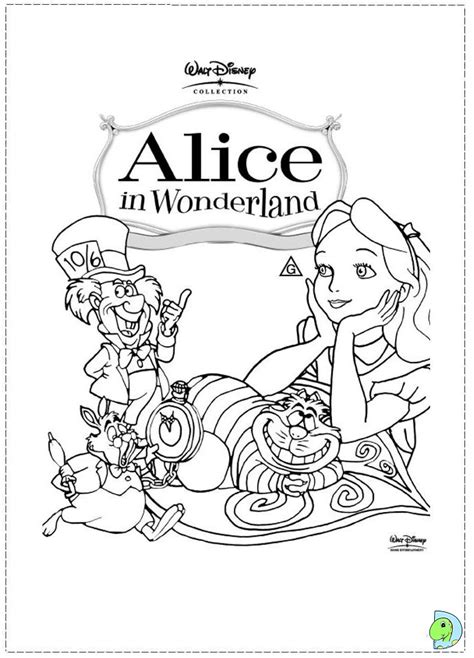 Coloring Pages Disney Alice In Wonderland Modern Creative Ideas