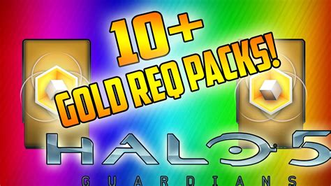 Halo 5 15 Req Pack Opening 10 Gold Req Packs Youtube