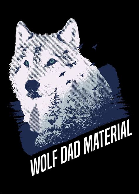 Wolf Wolves Poster By Bobbybubble Displate