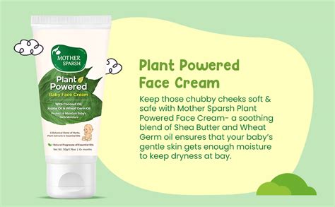 Buy Mother Sparsh Plant Powered Natural Baby Face Cream G Online At