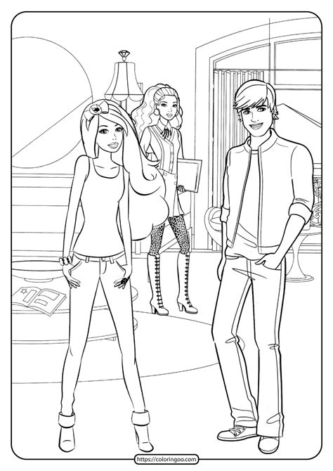 Fashion Free Barbie Coloring Pages So Here Are Free Printable Barbie