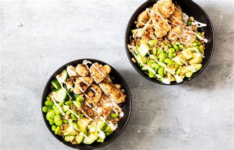 Sushibowl Met Krokante Kip Chickslovefood