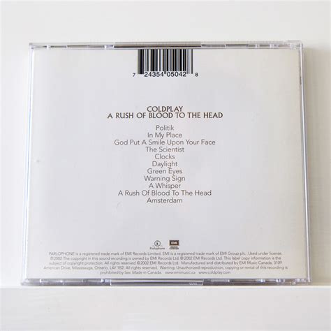 Coldplay 2002a Rush Of Blood To The Head Oldschool