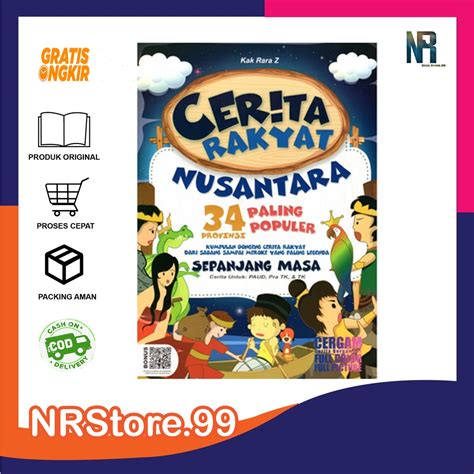 Jual Buku Cerita Rakyat Nusantara 34 Propinsi Terlaris Shopee Indonesia