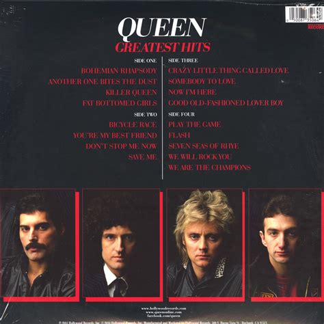 Queen Greatest Hits 1 180 Gram Double Vinyl Lp Hollywood Records
