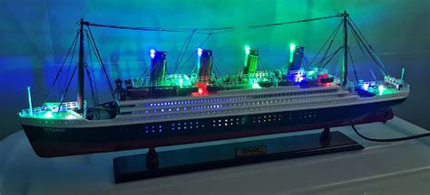 Rms Titanic Model Ship Boat Ocean Liner Cm Wooden White Star Line Cruise Boats Ships