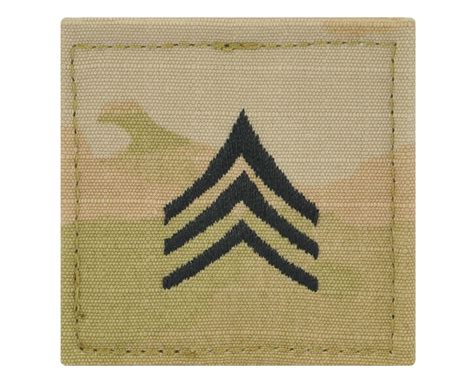 Us Army Sergeant Rank Ocpscorpion With Hook And Loop