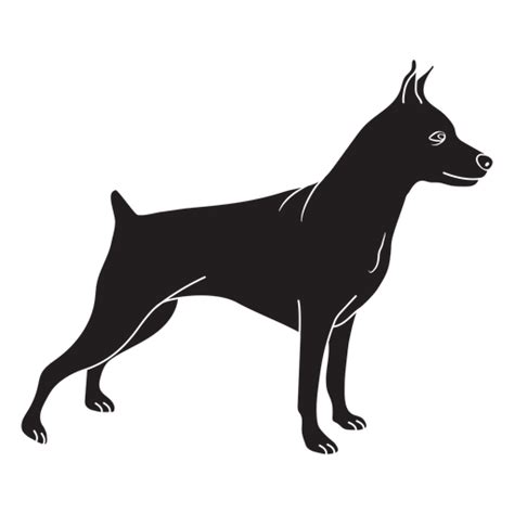 Design Png E Svg De Pinscher Cão Lado Preto Para Camisetas