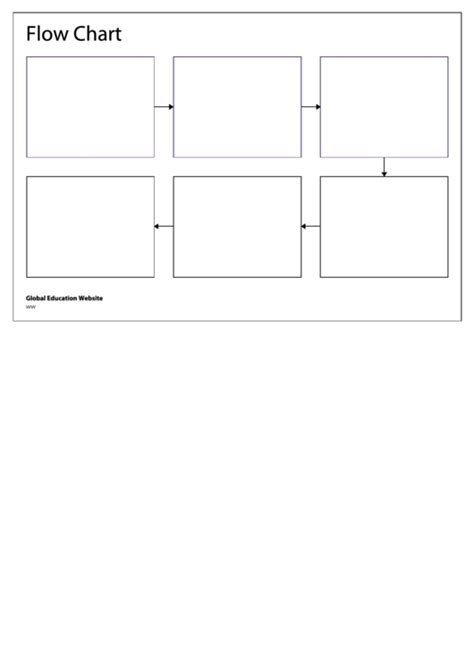 Blank Flow Chart Template Printable Pdf Download