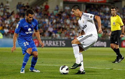 Highlights first half second half. Getafe vs Real Madrid (26-08-2012) - Cristiano Ronaldo photos