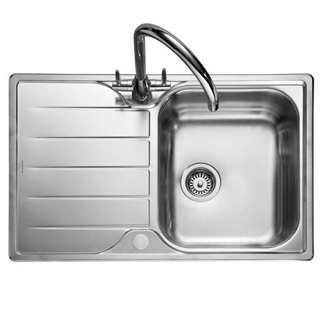 Stainless steel is still the number one desired material when it comes to kitchen sinks. Rangemaster: Michigan Compact MG8001 Stainless Steel Sink ...