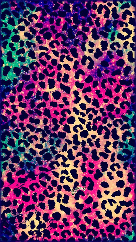 Leopard Print Wallpaper Glitter