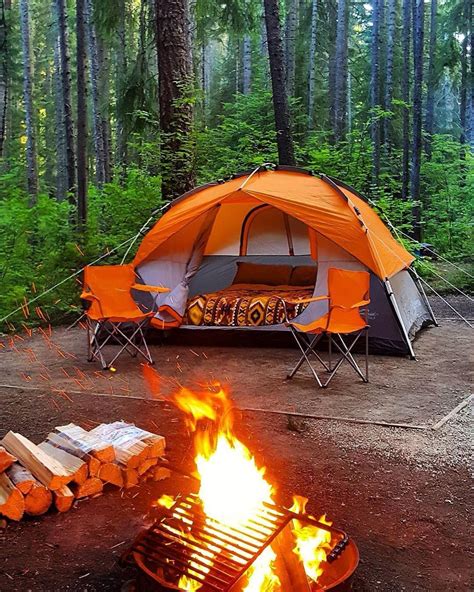 Camp Fire And Camp Tent How Soothing It Is Make Sure You Have This