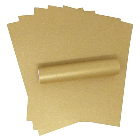 A4 Harvest Gold Sparkle Paper 120gsm Single Sheet