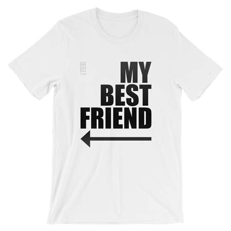 My Best Friend Arrow Left Unisex Short Sleeve Jersey T Shirt Itee