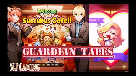 The cafe only opens at night and customers are served by the girls. Guardian Tales - Event 5 - Succubus Cafe Page2 เอมิลี่ - YouTube