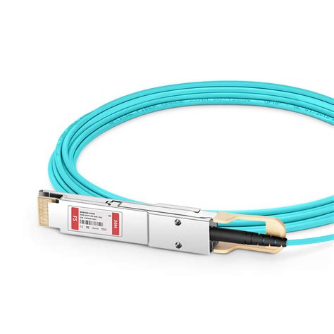 30m 98ft Dell Compatible 200g Qsfp Dd Active Optical Cable