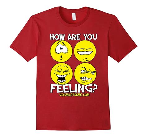 Go Smiley Emoji Clothes T Shirt Emotions Chart Shirt Td Teedep