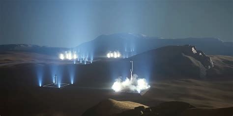 Spacex Starship Landing On Mars 4k Uhd Renders From Elons Starship