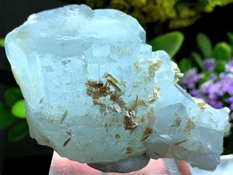 Aquamarine Crystal Natural Aquamarine Terminated Crystals Etsy