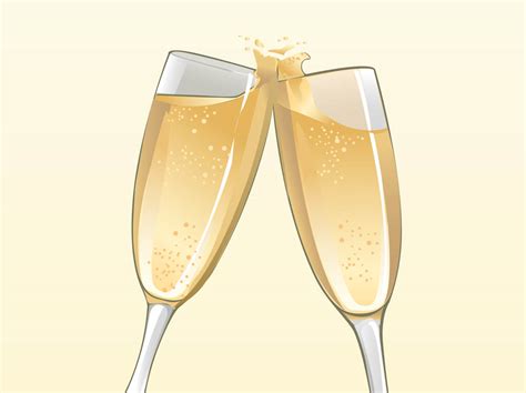 Champagne Vector Vector Art And Graphics