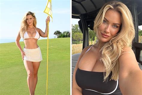 Paige Spiranac Goes Barefoot On Golf Course To Tease Her Bikini